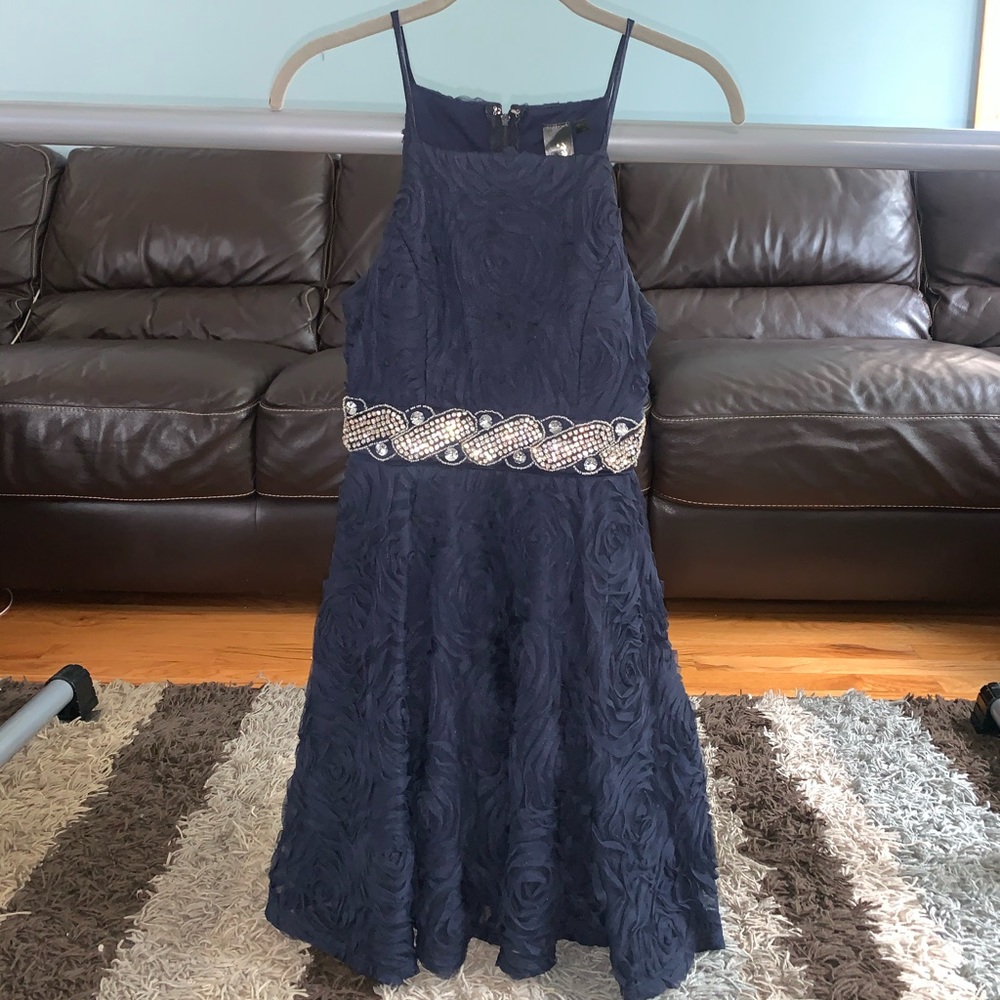 Trixxi Junior’s Navy Blue Party Dress
